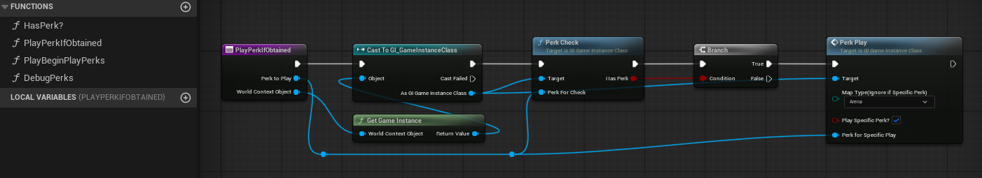 Perk Blueprint Function Library